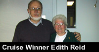 Cruise Winner Edith Reid